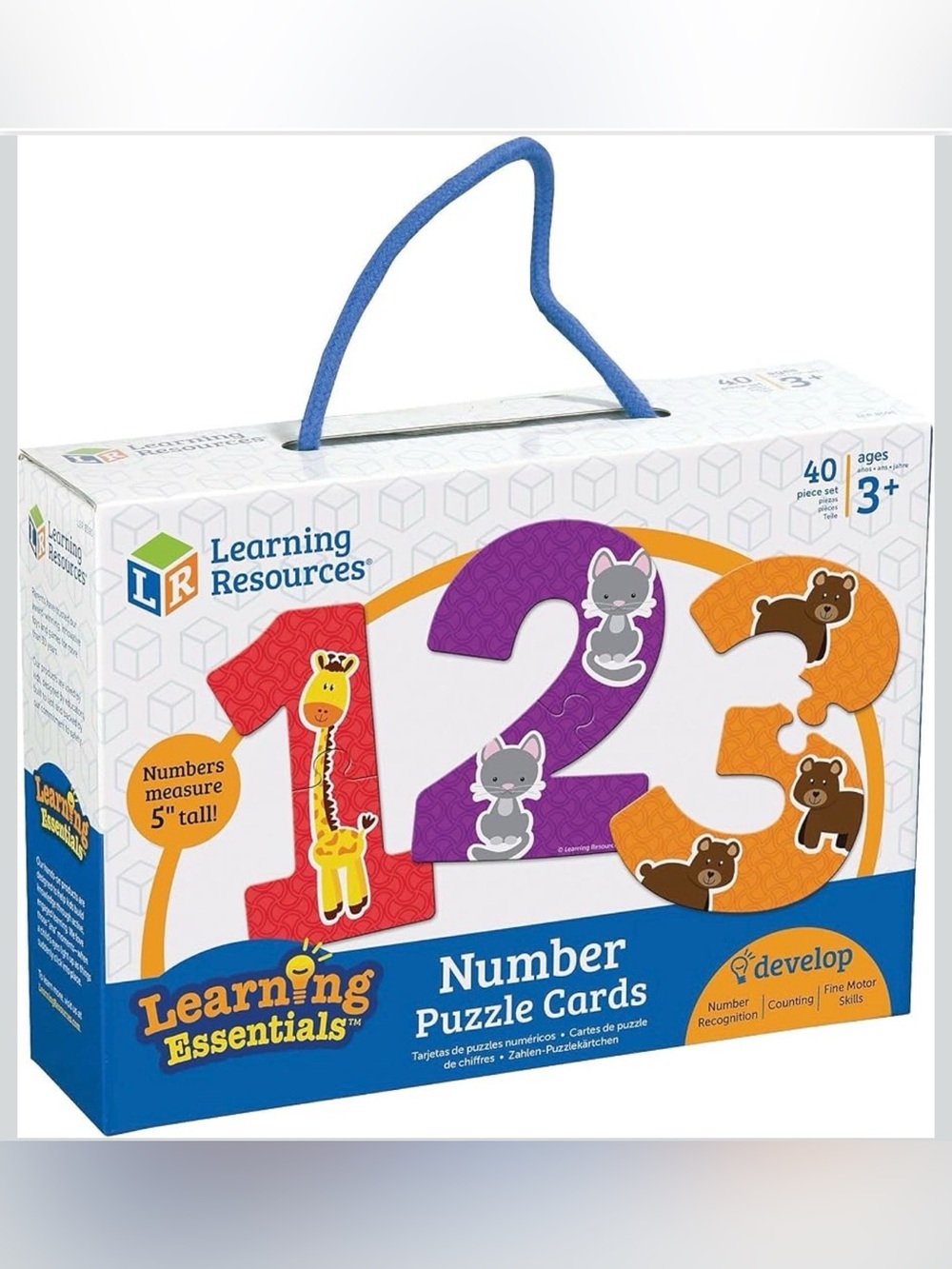 Learning Resources Number Puzzle Cards 40pcs ⭐️⭐️EUC⭐️⭐️